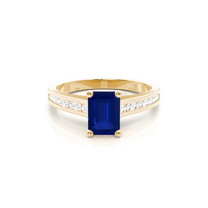 Emerald Cut Gemstone Rings & Jewellery