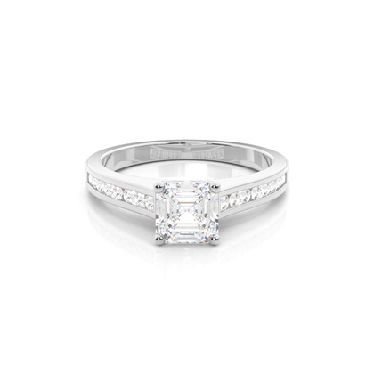 Asscher Diamond Rings