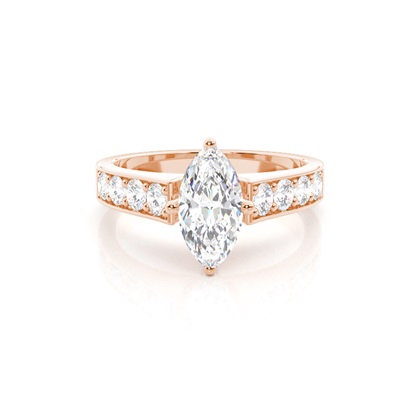 Marquise Diamond Engagement Rings