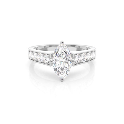 Marquise Diamond Engagement Rings