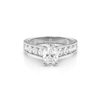 Oval Diamond Engagement Rings