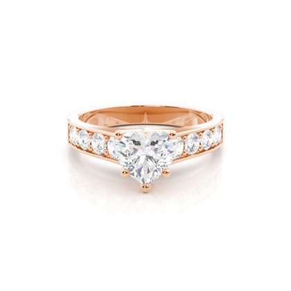 Heart Diamond Engagement Rings