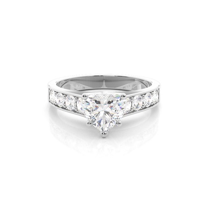 Heart Diamond Engagement Rings