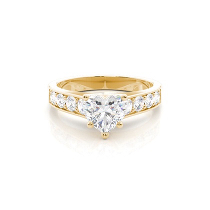 Heart Diamond Engagement Rings