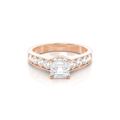 Asscher Diamond Engagement Rings