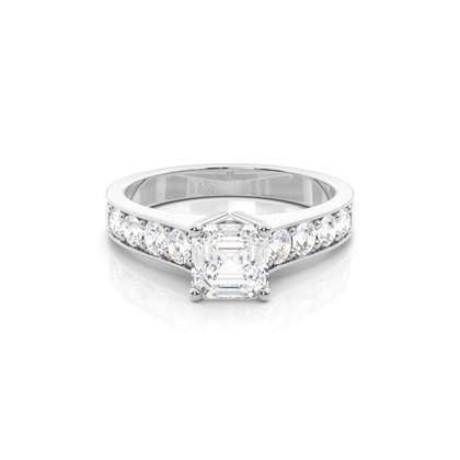 Asscher Diamond Engagement Rings