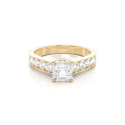 Asscher Diamond Engagement Rings