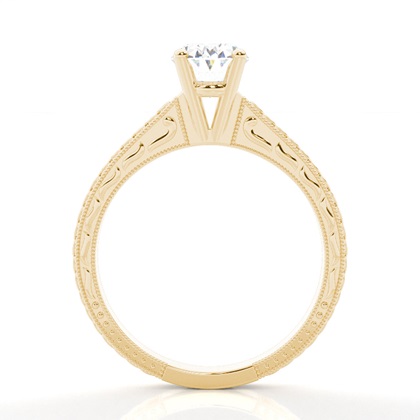 Yellow Gold Solitaire Engagement Rings