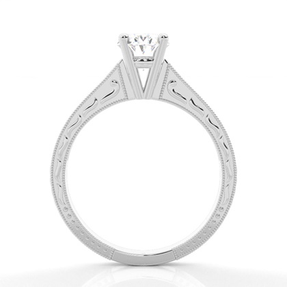 Oval Vintage Diamond Engagement Rings