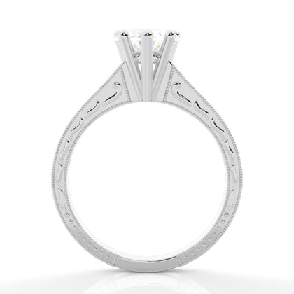 Heart Side Stone Diamond Rings