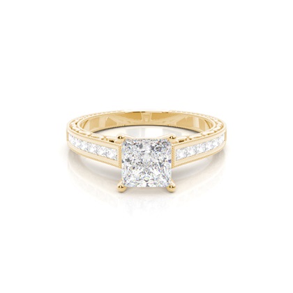 Princess Cut Diamond Rings
