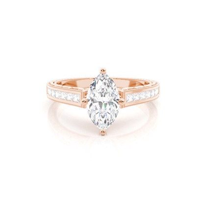 Marquise Diamond Engagement Rings
