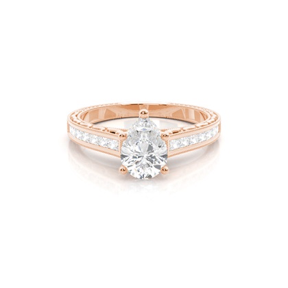 Pear Shaped Diamond Engagement Rings