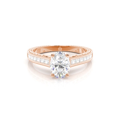 Oval Diamond Engagement Rings