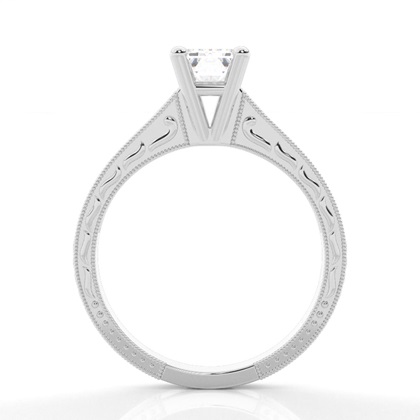 Emerald Vintage Engagement Rings