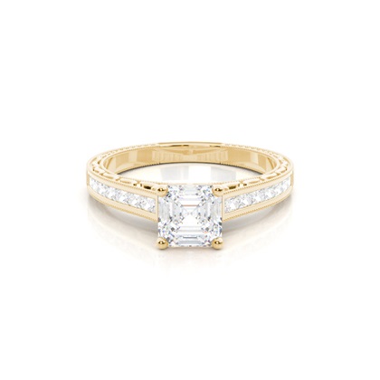 Asscher Diamond Rings