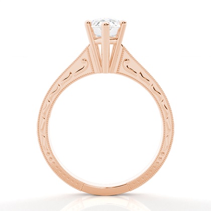 Pear Vintage Diamond Engagement Rings