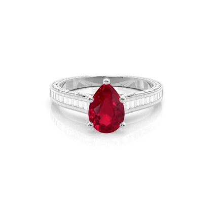 Pear Shaped Gemstone Rings & Jewellery