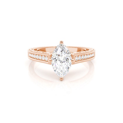 Marquise Diamond Engagement Rings
