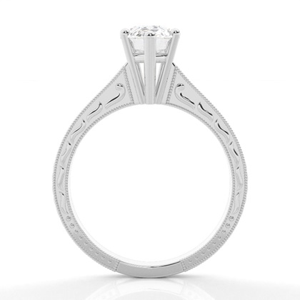 Pear Vintage Diamond Engagement Rings