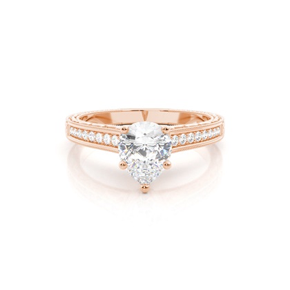Pear Shaped Diamond Engagement Rings
