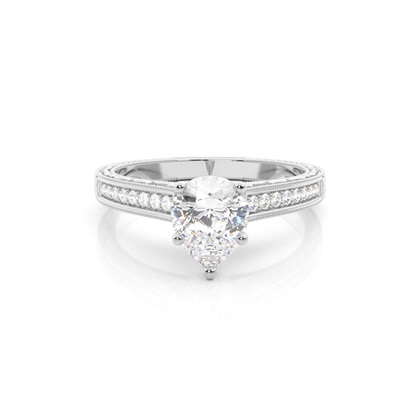 Pear Shaped Diamond Engagement Rings