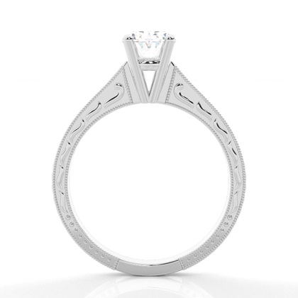 Oval Vintage Diamond Engagement Rings