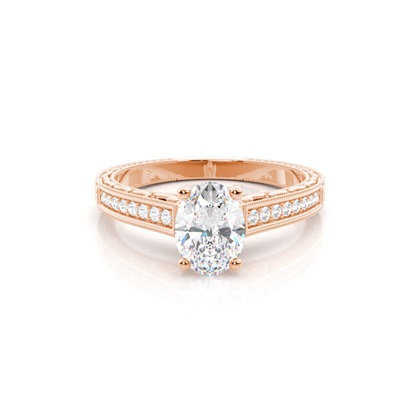 Oval Cut Diamond Rings
