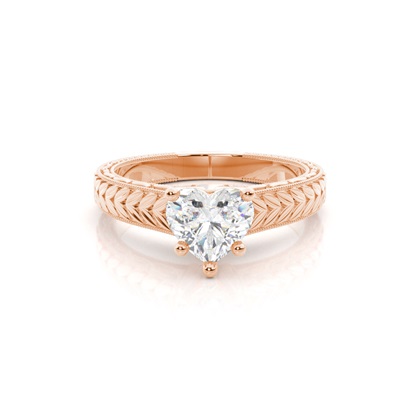 Heart Diamond Rings