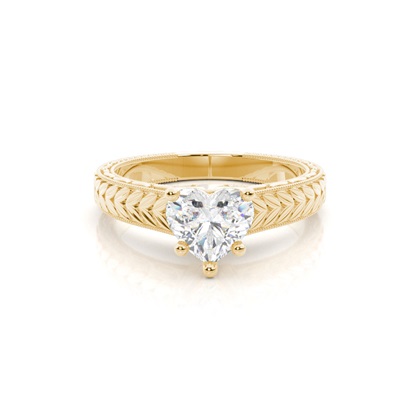 Heart Diamond Rings