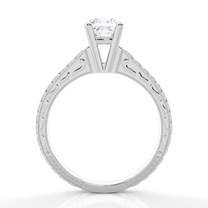 Cushion Vintage Engagement Rings