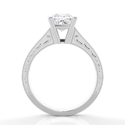 Weißgold Vintage Verlobungsringe