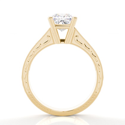 Gelbgold Vintage Verlobungsringe