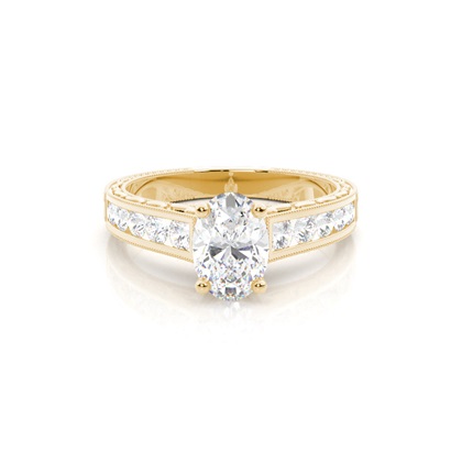 Oval Cut Diamond Rings
