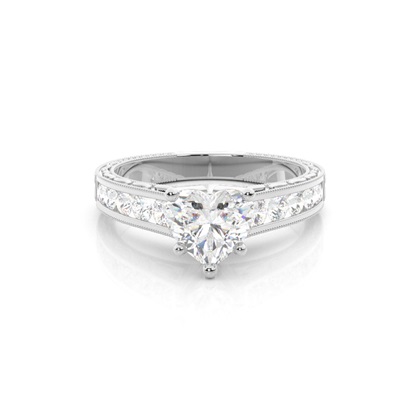 Heart Diamond Engagement Rings