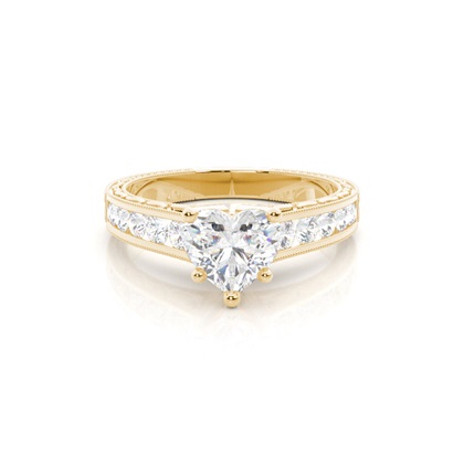 Heart Diamond Rings