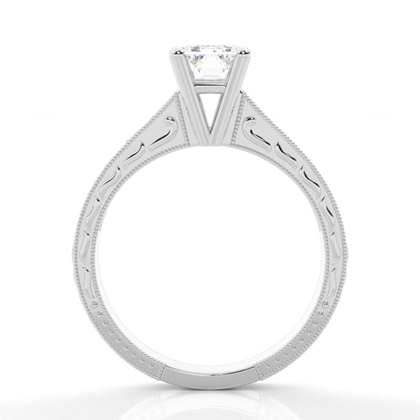 Emerald Vintage Engagement Rings