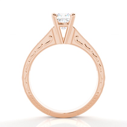 Cushion Vintage Diamond Engagement Rings