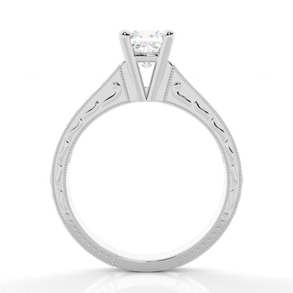 Cushion Vintage Engagement Rings