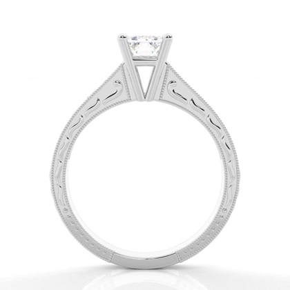Radiant Vintage Engagement Rings