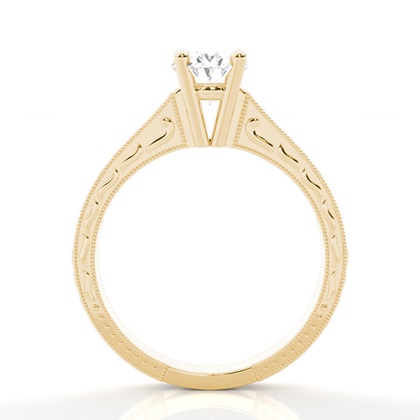 Gelbgold Vintage Verlobungsringe