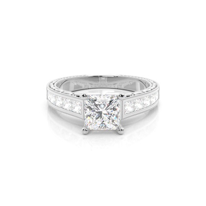 Princess Cut Diamond Engagement Rings