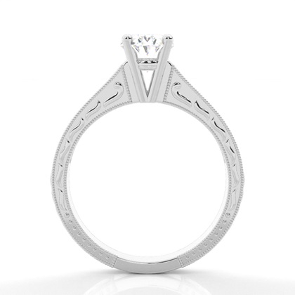 Oval Vintage Diamond Engagement Rings