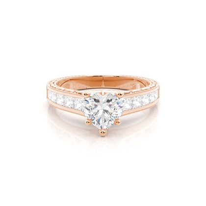 Heart Diamond Rings