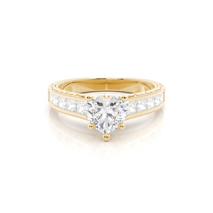 Heart Diamond Rings