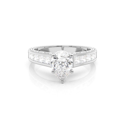 Pear Diamond Rings