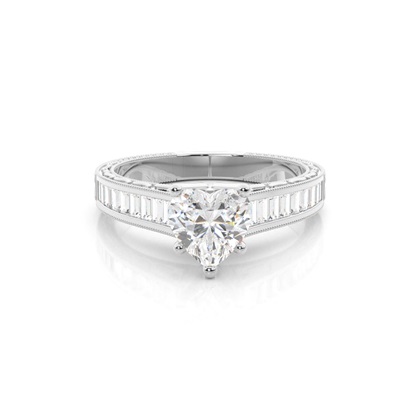Heart Diamond Rings