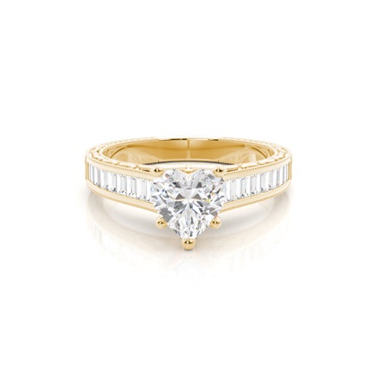 Heart Diamond Rings