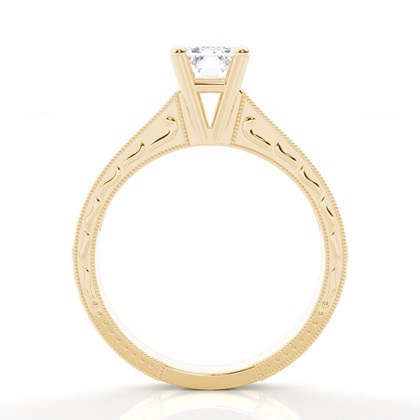 Emerald Cut Diamond Engagement Rings