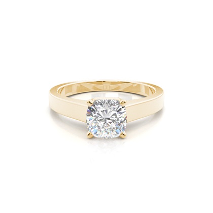 Cushion Lab Grown Diamond Engagement Rings